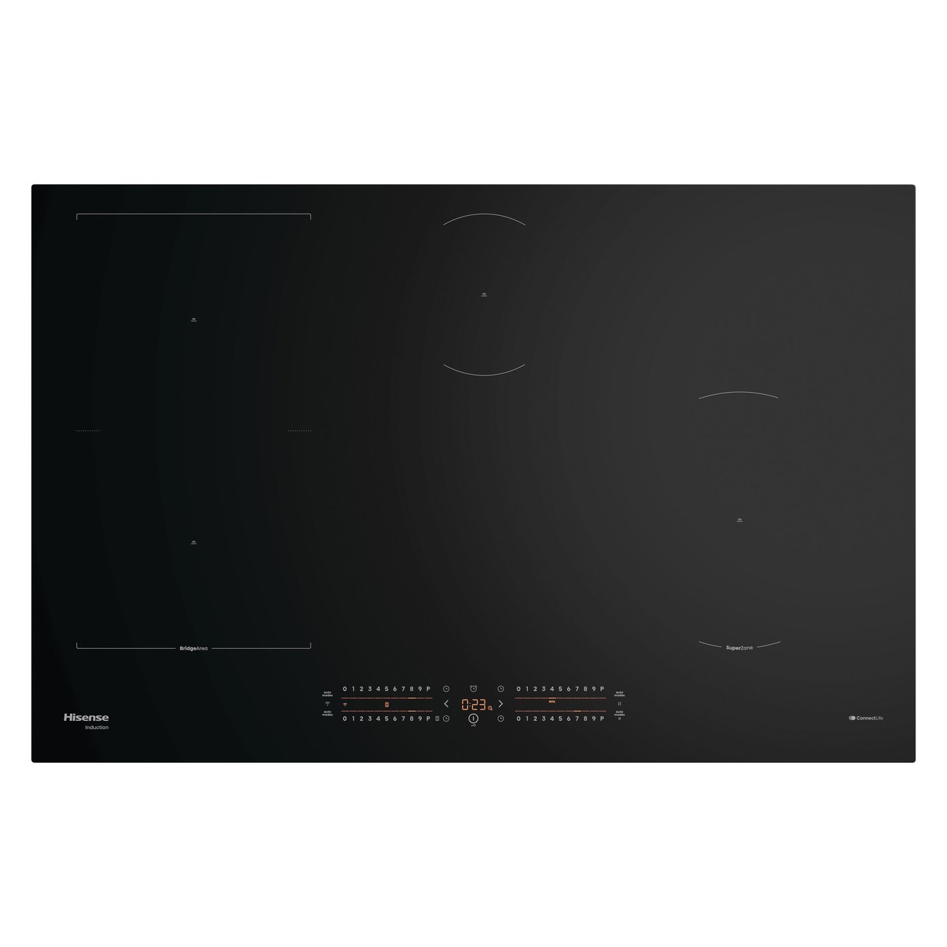 Hisense HI8432BSCWF Bridge Zone Electric Induction Hob-Black