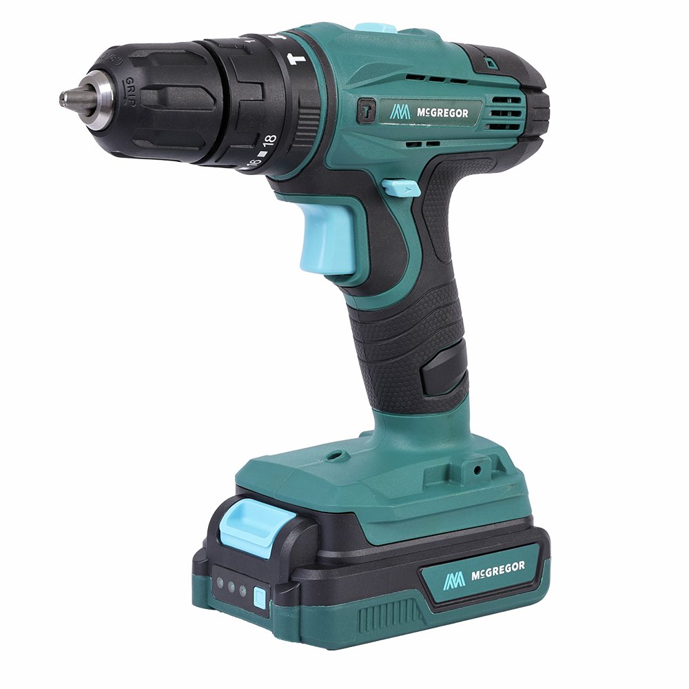 McGregor 18V 2Ah Cordless Combi Drill