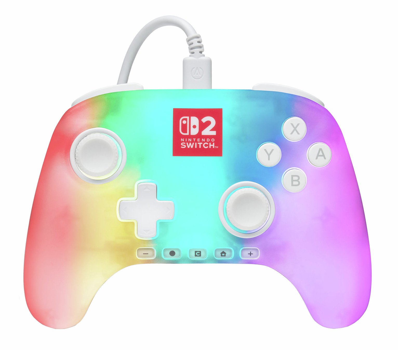 PowerA Advantage Switch 2 Wired Controller - Lumectra White