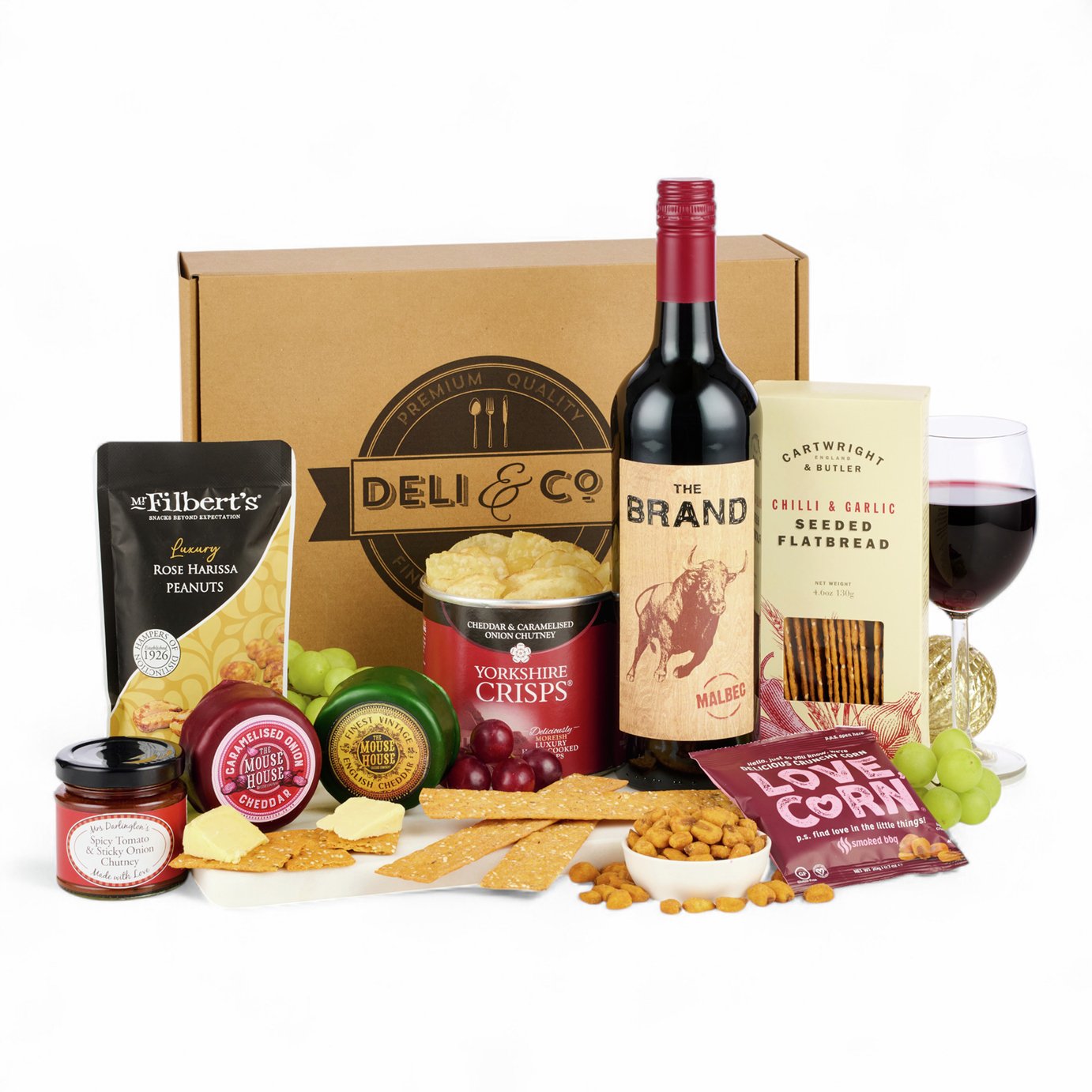 Spicers Of Hythe Wine and Cheese Hamper