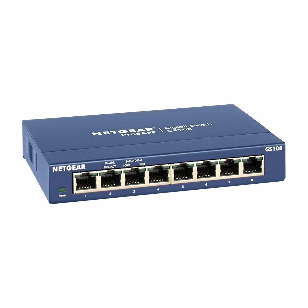 Netgear GS108UK 8 Port Gigabit Network Switch