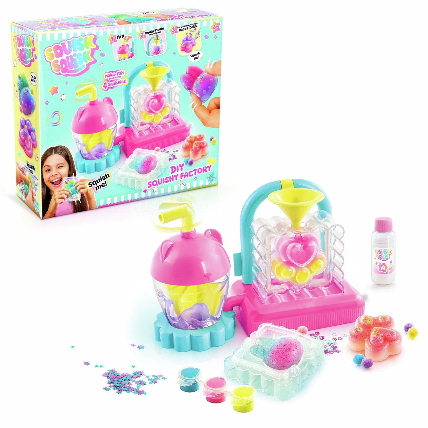 Squish Squish So Slime DIY Squish Factory Model Kit