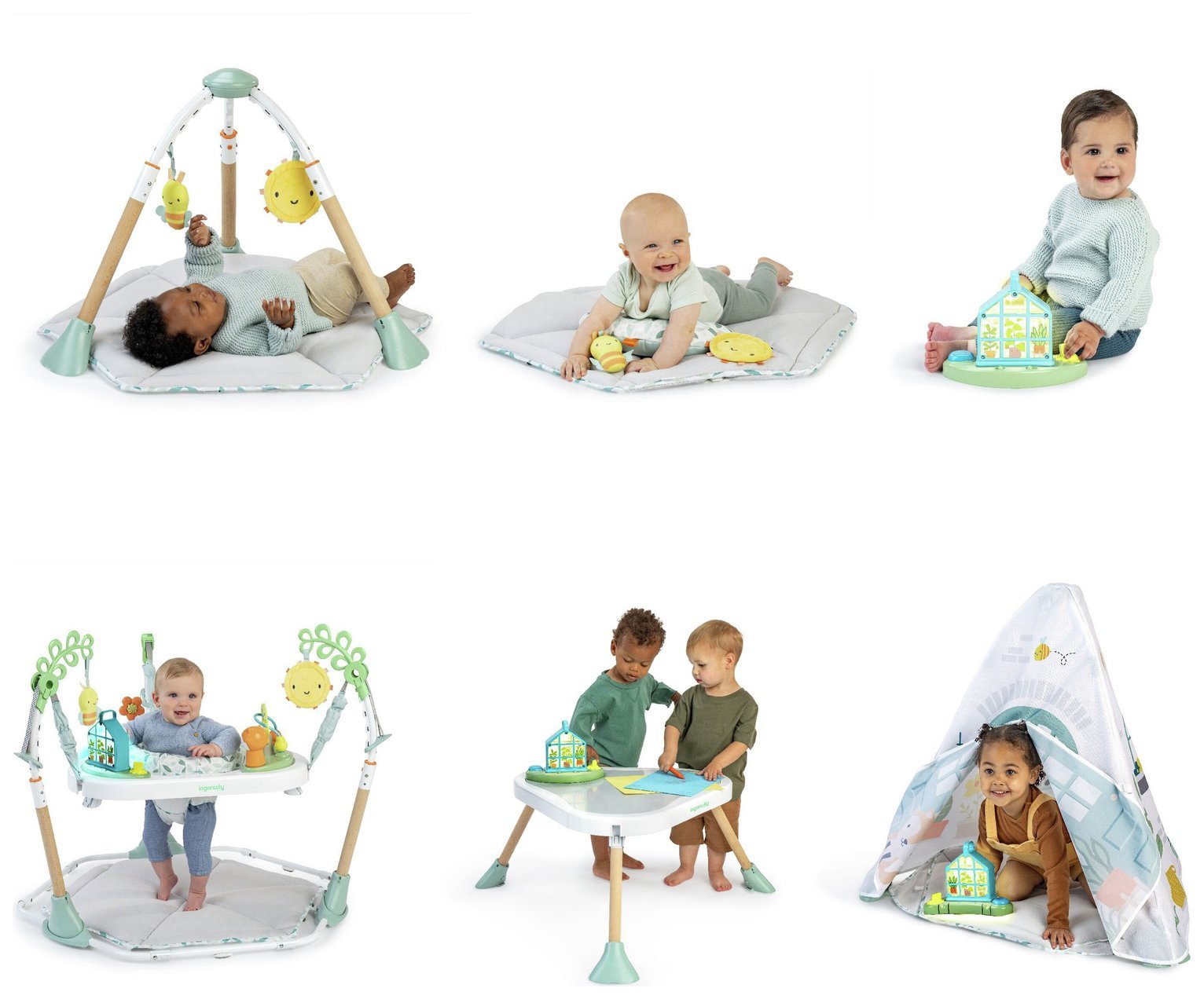 Ingenuity Tummy To Toes 6 In1 Milestone Centre