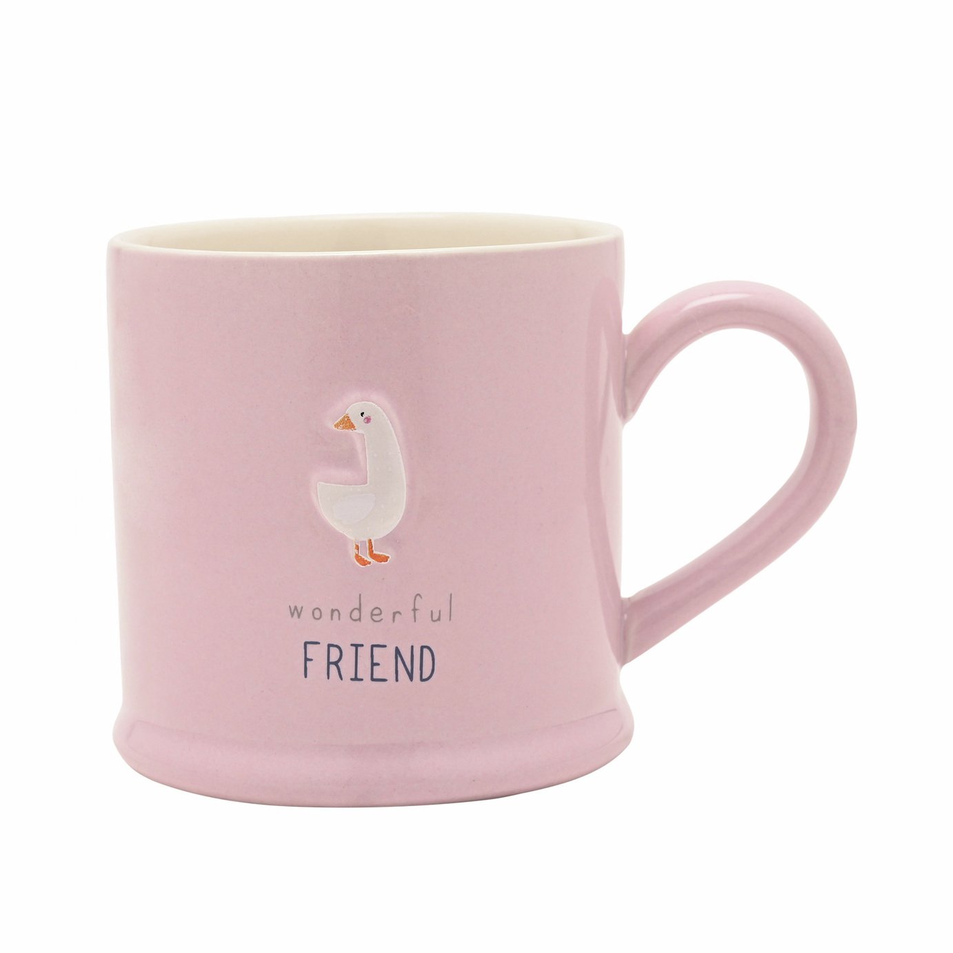 Widdop Love Life Pink Ceramic Message Mug - Friend
