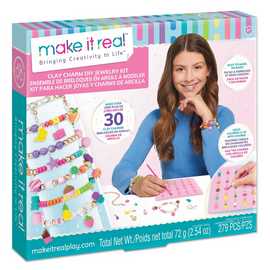 Make It Real Clay Charm DIY Jewelry Kit