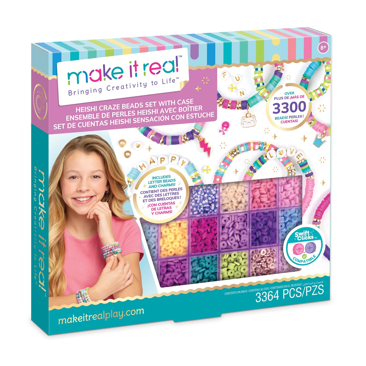 Make It Real Heishi Beads Set With Case