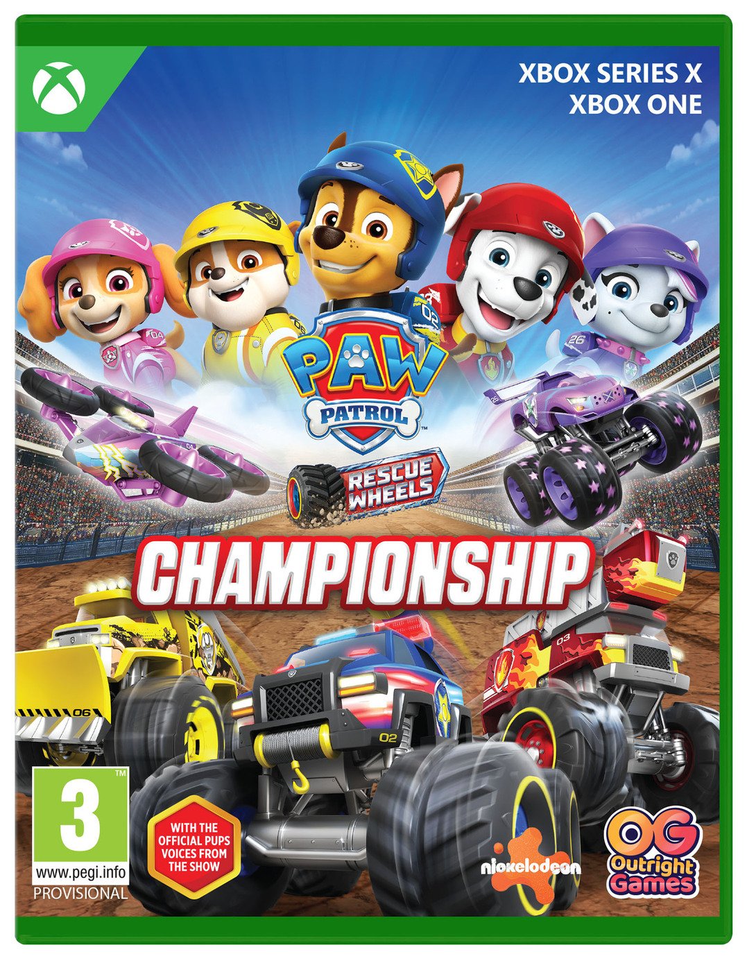 PAW Patrol Rescue Wheels: Championship Xbox Game
