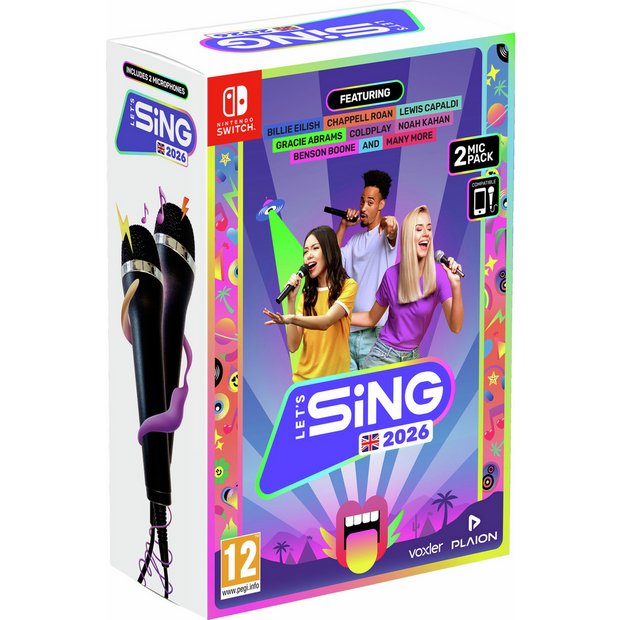 Buy Let's Sing 2026 2-Mic Nintendo Switch Game | Nintendo Switch