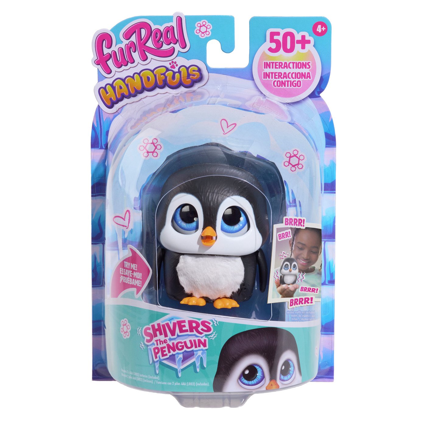furReal Handfuls Shivers The Penguin Interactive Soft Toy