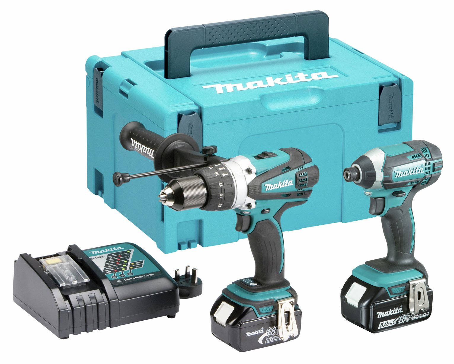 Makita Combi Drill & Impact Driver Twin Pack - 18V