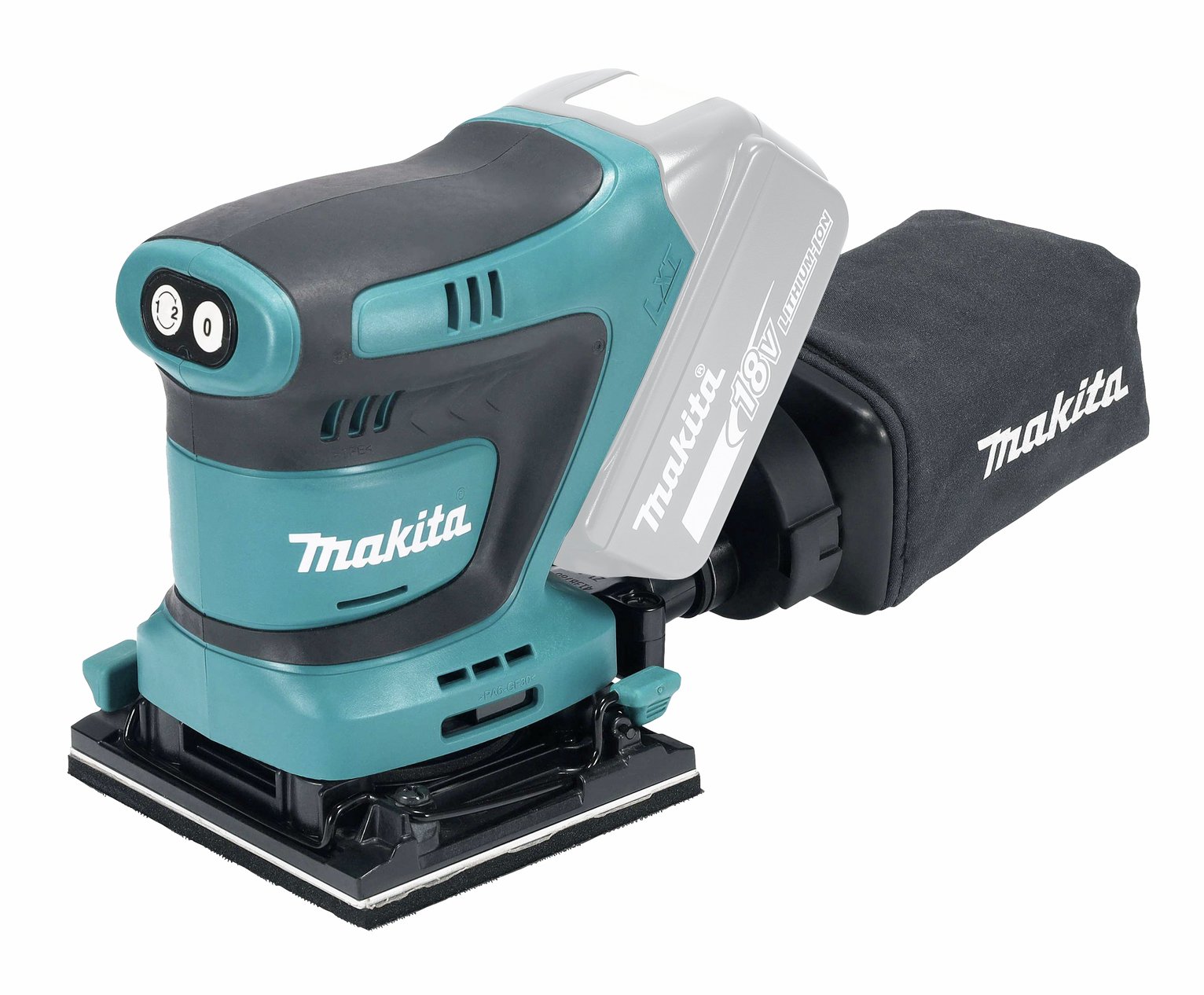 Makita Cordless 2-Speed Control Finishing Sander - 18V