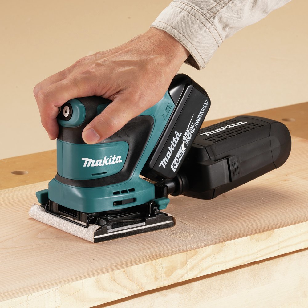 Makita Cordless 2-Speed Control Finishing Sander - 18V