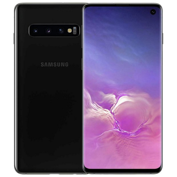 Buy Sim Free Refurbished Samsung S10 128gb Mobile Phone Black Sim Free Phones Argos