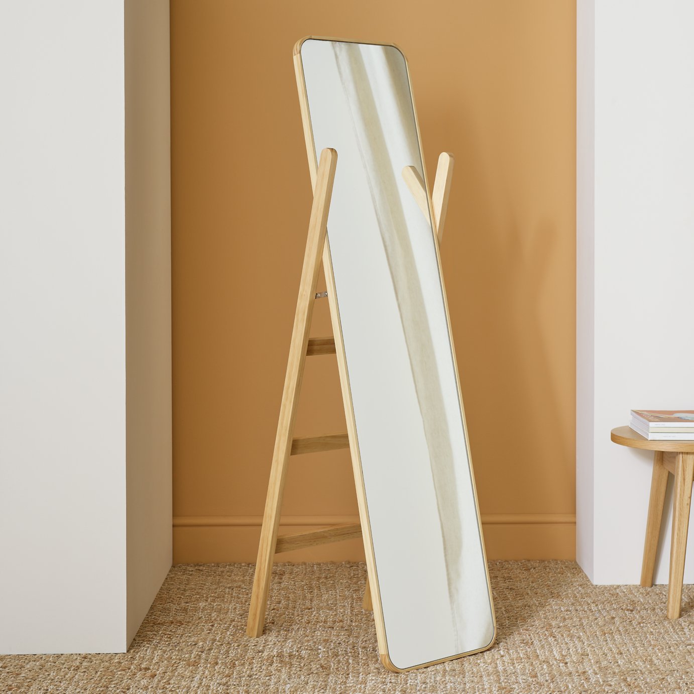 Habitat Wooden Freestanding Mirror - 150x40cm