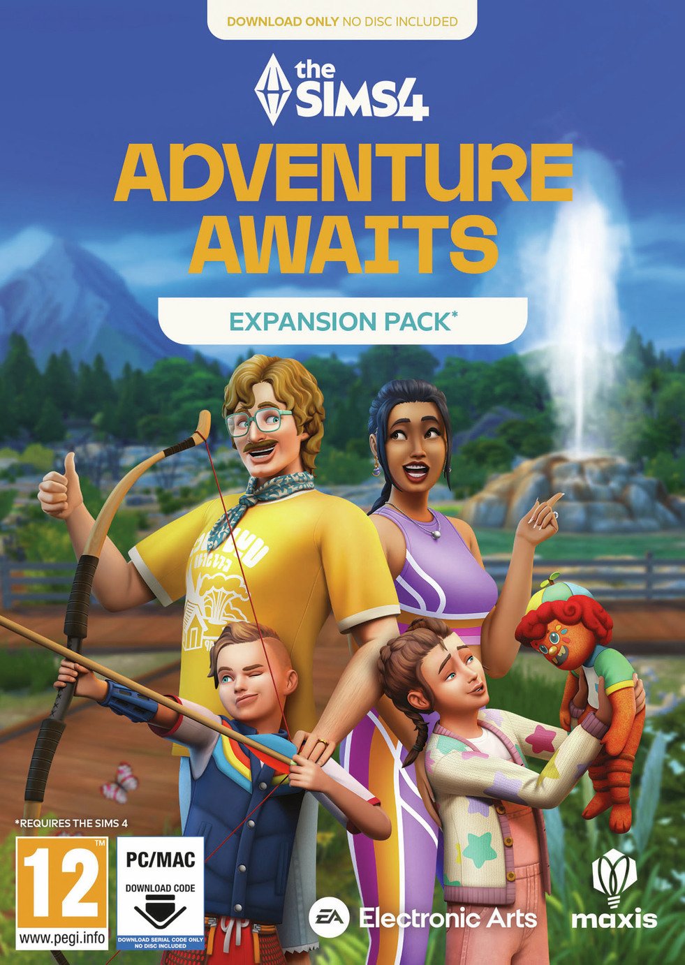 The Sims 4 Adventure Awaits Expansion Pack PC Game