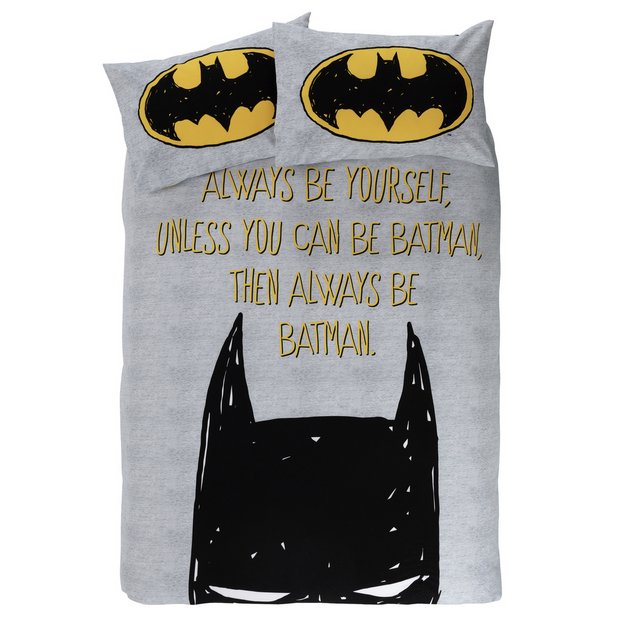 Buy Warner Brothers Batman Reversible Bedding Set Double Kids Bedding Argos