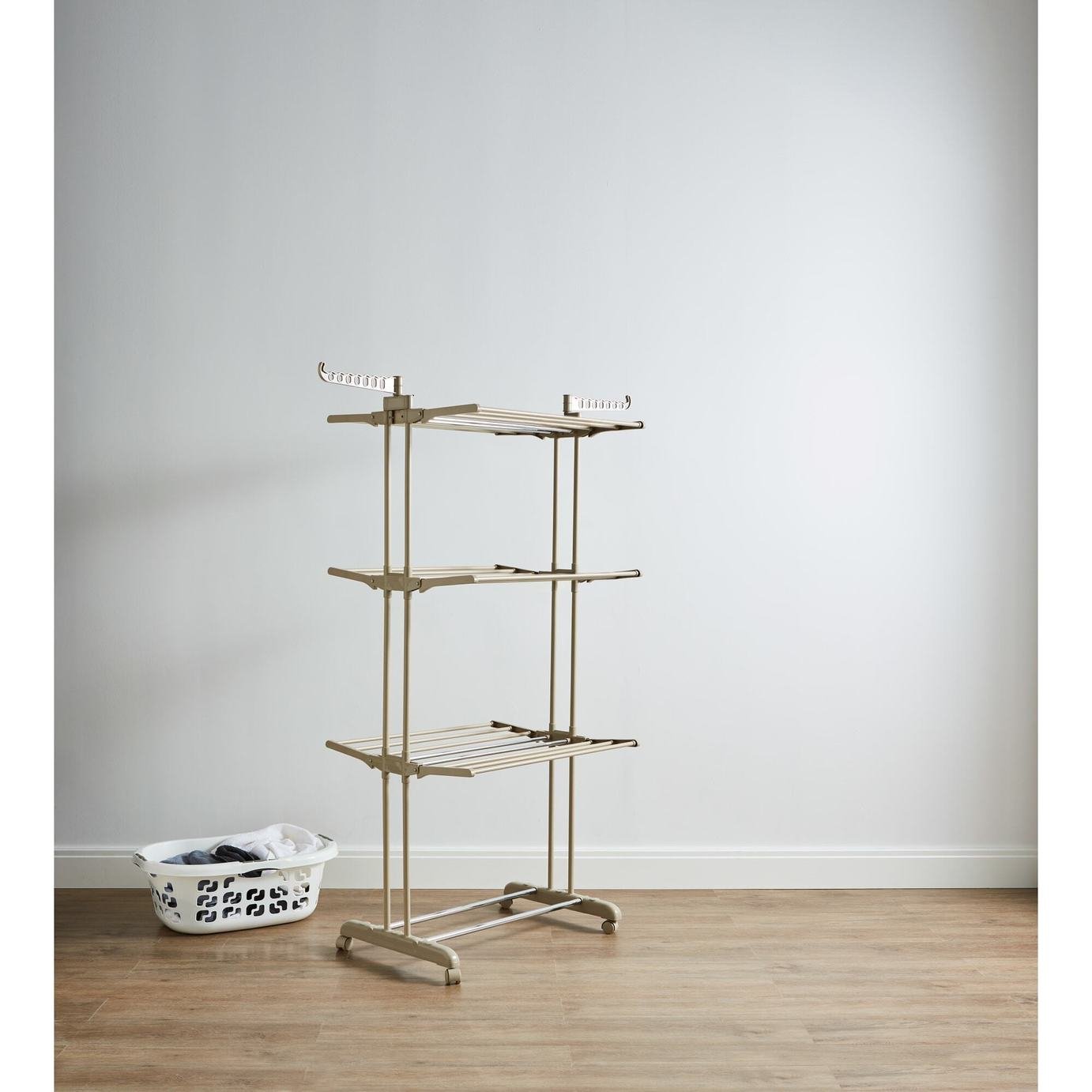 Tower 4 Tier Garment Rack -  Latte
