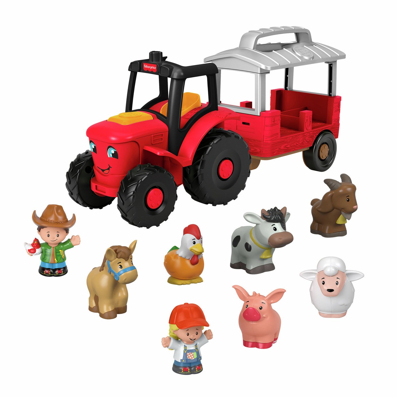 Little People Caring for Animals Tractor Playset
