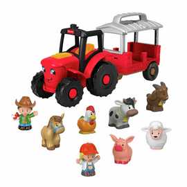 Little People Caring for Animals Tractor Playset