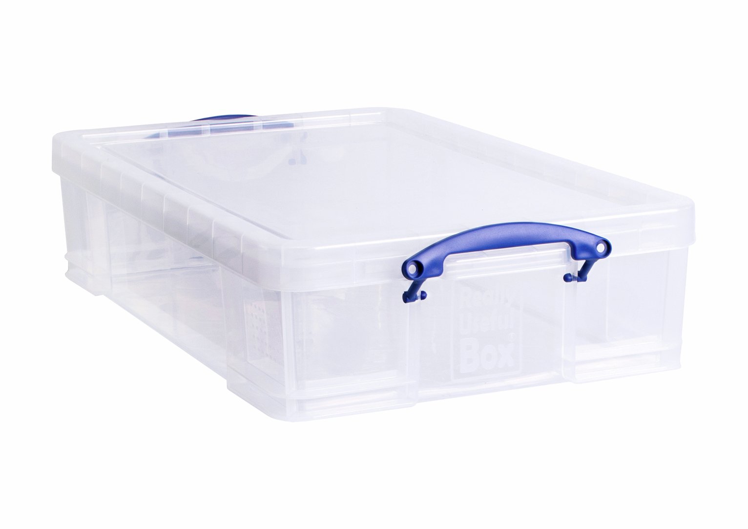 Really Useful 33L Plastic Underbed Storage Box - Clear