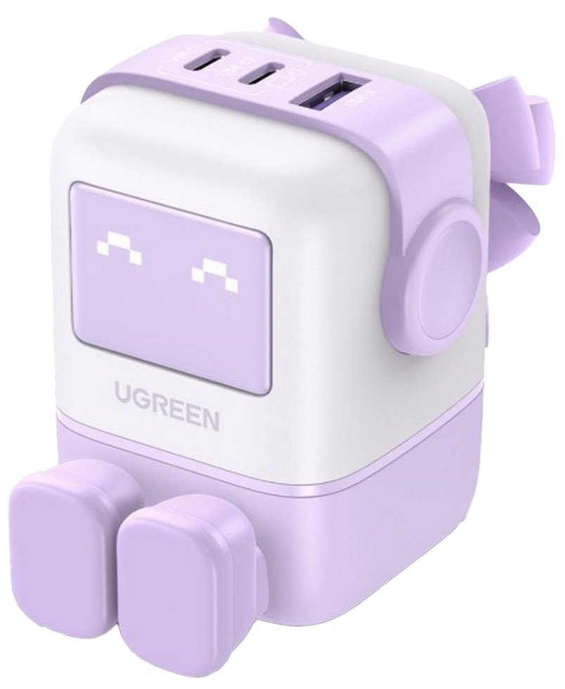 UGREEN Uno 65W Robot GaN Charger - Purple