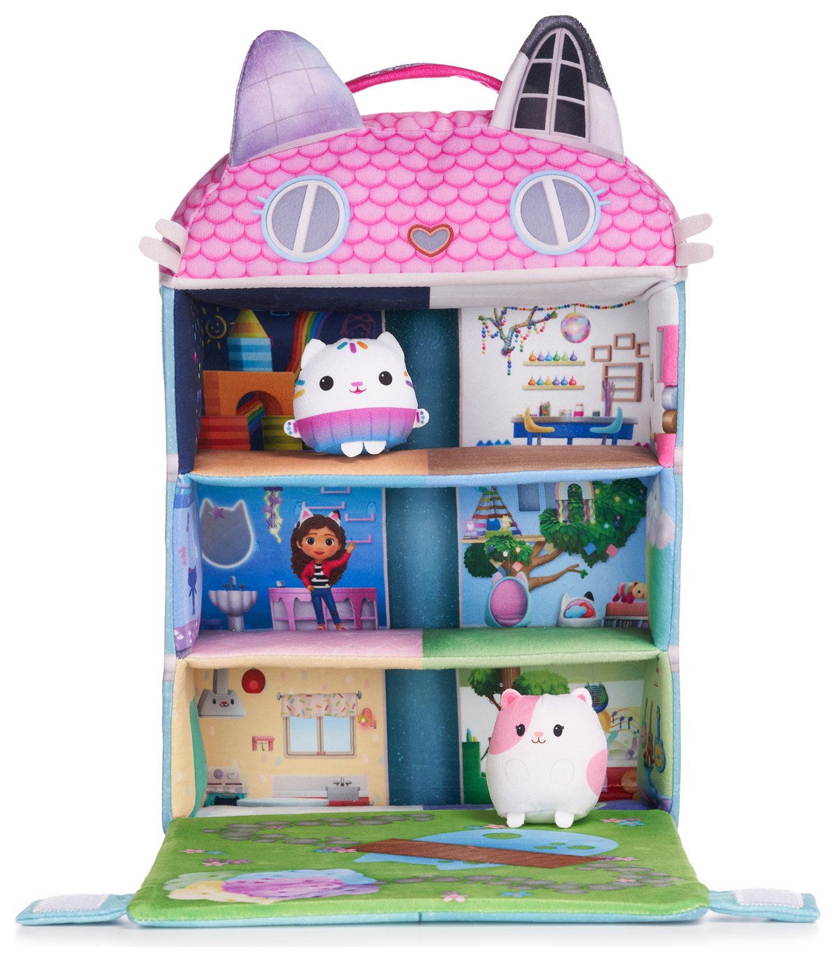 Gabby's Dollhouse Plush Dollhouse Playset