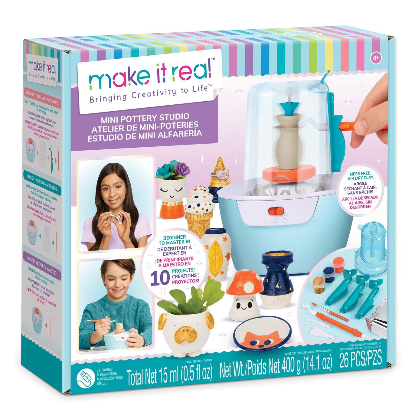 Make It Real Mini Pottery Studio Set