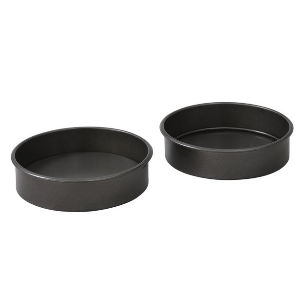 Buy Argos Home Pack of 2 Round 19.4cm Sandwich Cake Tins Bakeware Argos