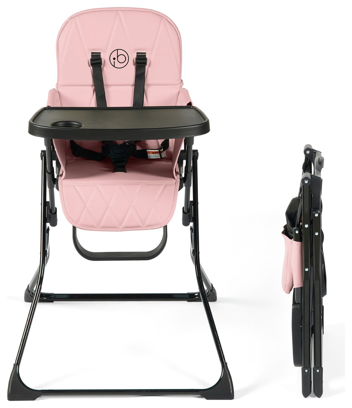 Ickle Bubba Flip Highchair Blush Pink