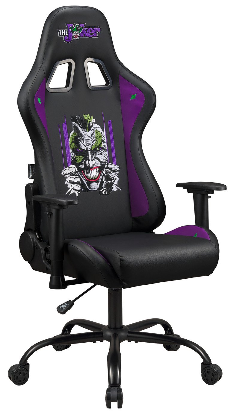 Subsonic The Joker Pro Gaming Chair - Black and Purple