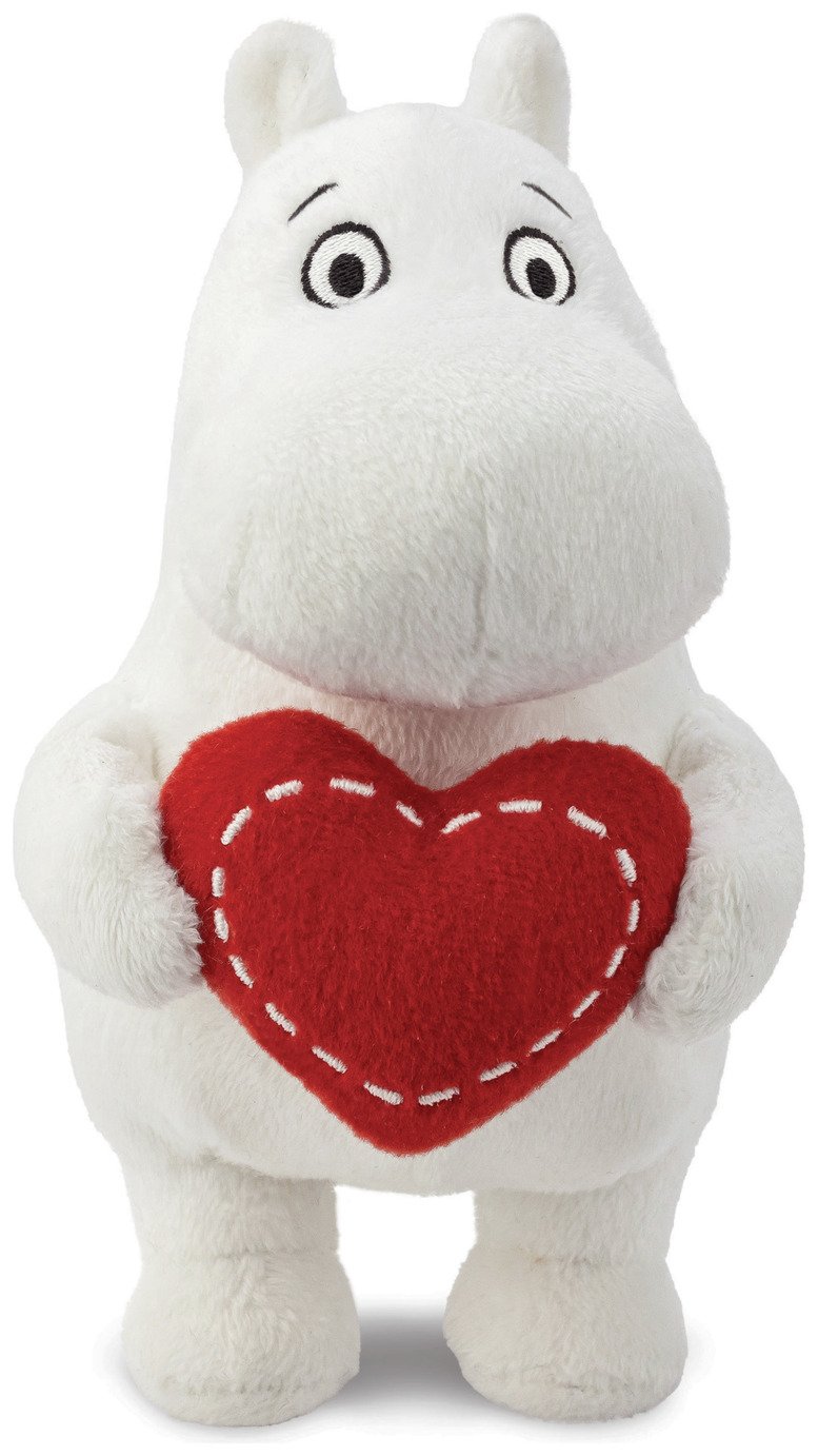 Moomins World Standing with Heart 6.5 Inch Soft Toy