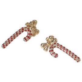 Liars & Lovers Candy Cane Stud Earrings