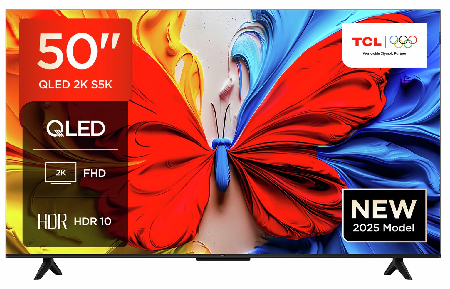 TCL 50Inch 50S5K-UK Smart FHD HDR QLED TV