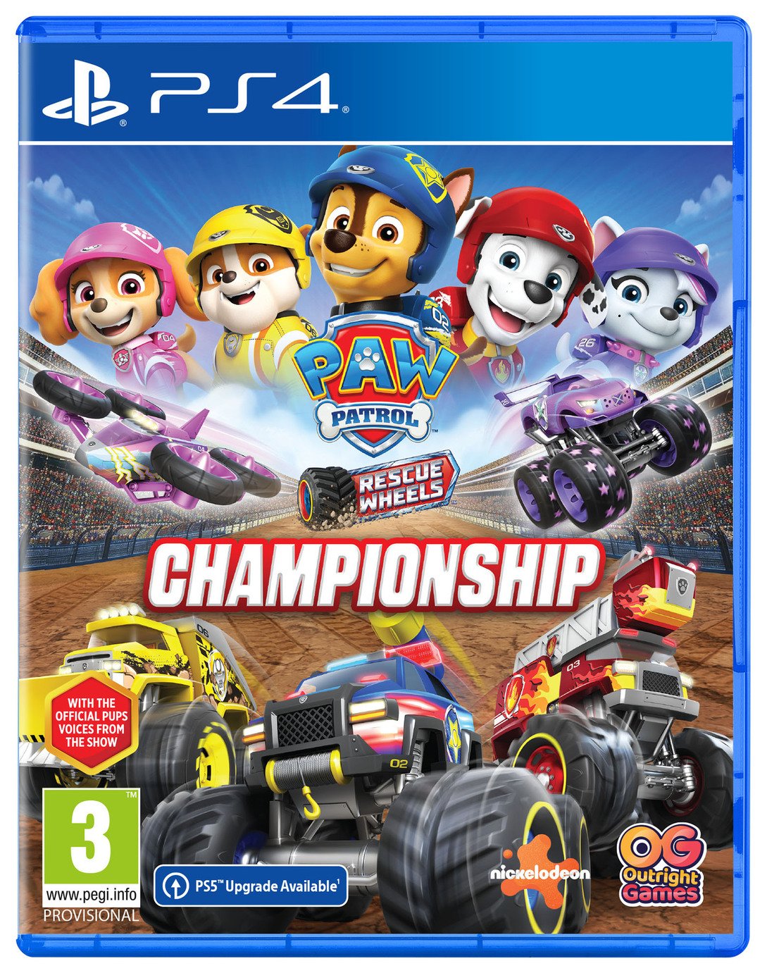 PAW Patrol Rescue Wheels: Championship PS4 Game