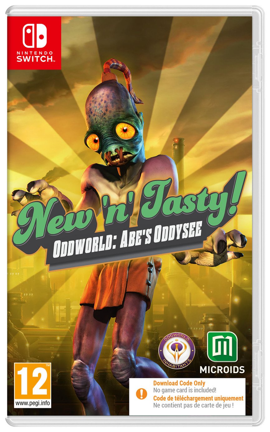 New 'n' Tasty! Oddworld: Abe's Oddysee Nintendo Switch Game