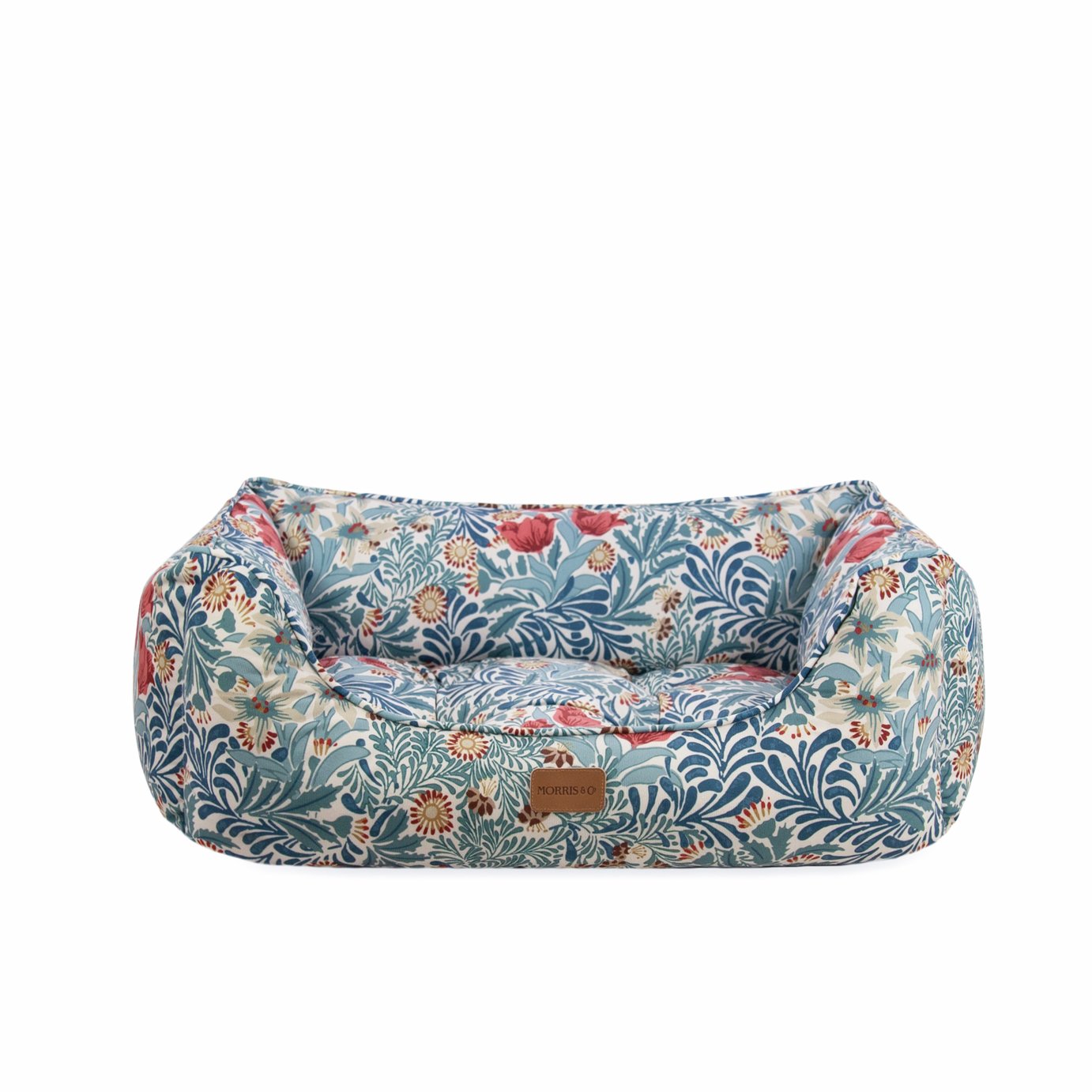 Morris & Co. Bower Print Square Pet Bed - Large