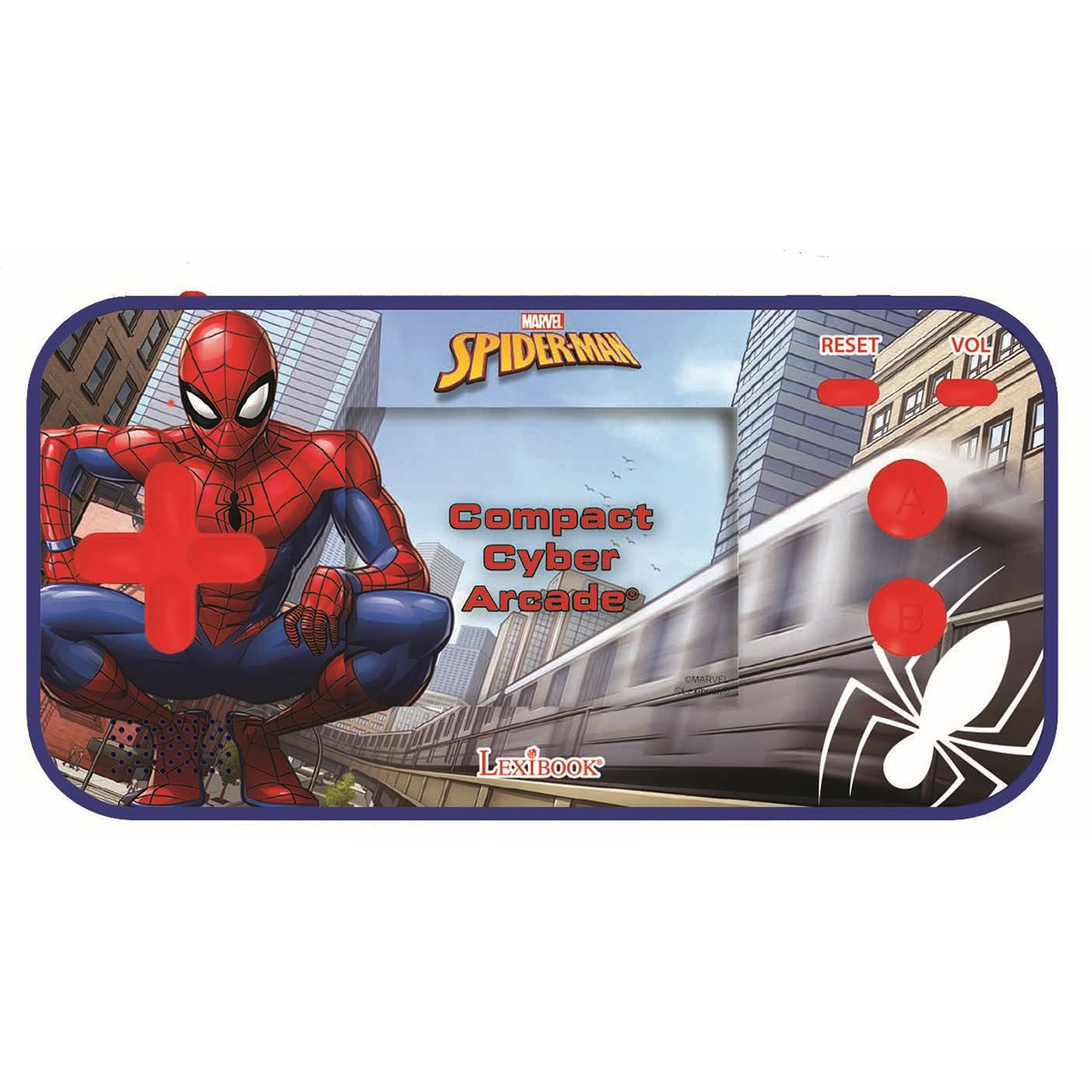 Lexibook 2.5 Inch 150-in-1 Spiderman Handheld Game Console