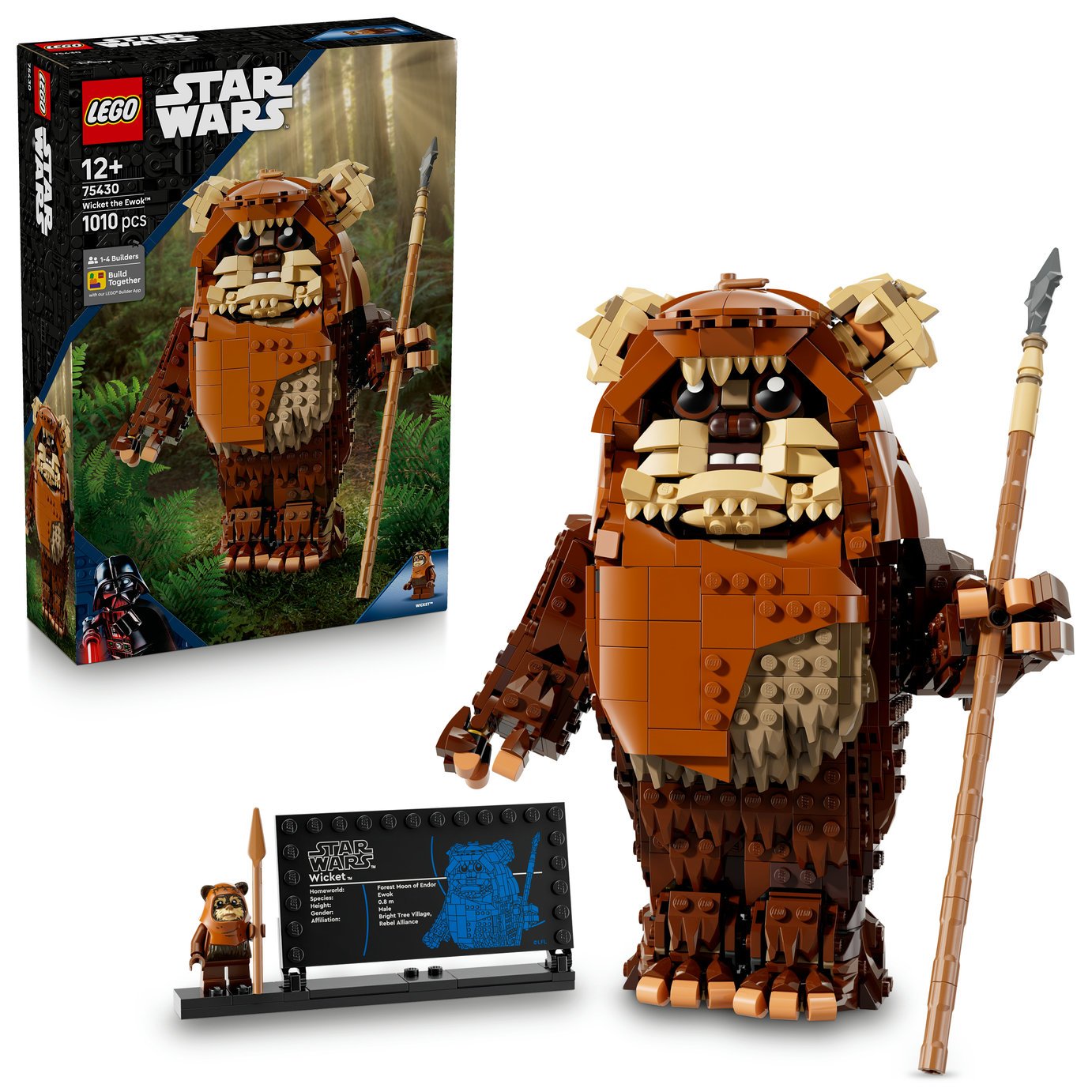 LEGO Star Wars Wicket the Ewok Figure Building Toy 75430