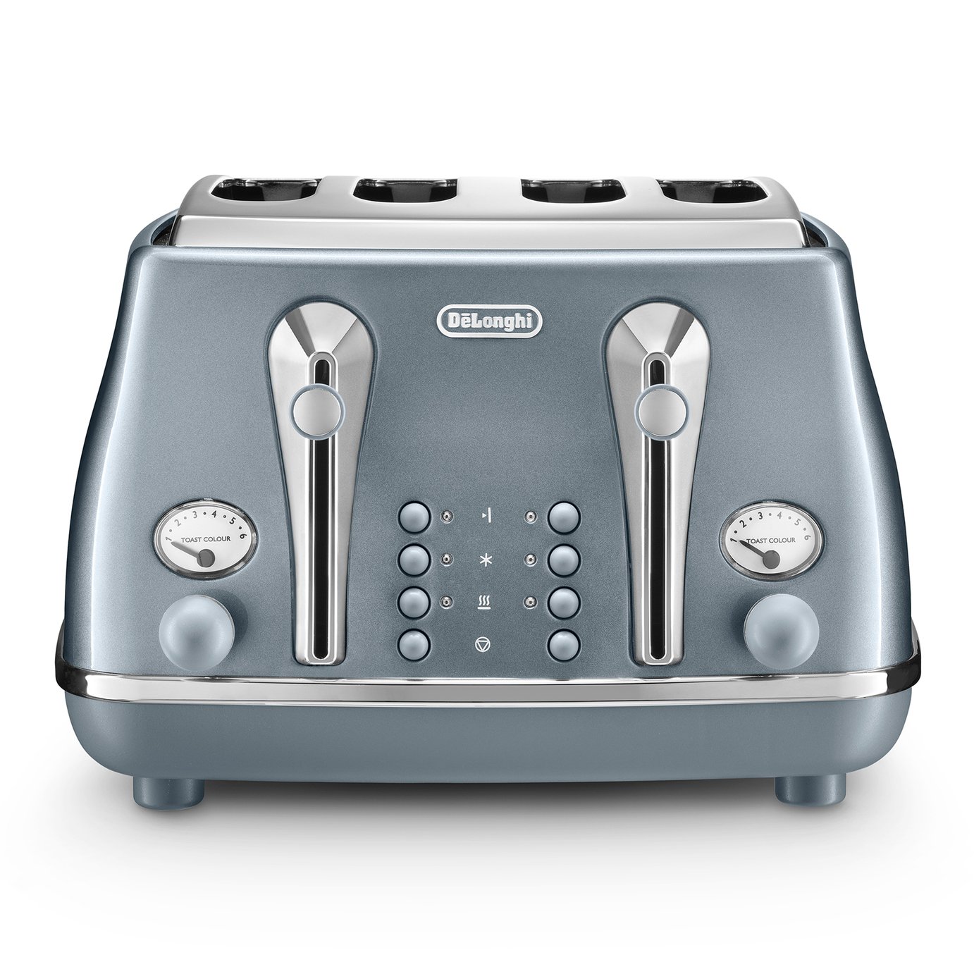 De'Longhi Icona Metallics 4 Slice Toaster - Blue