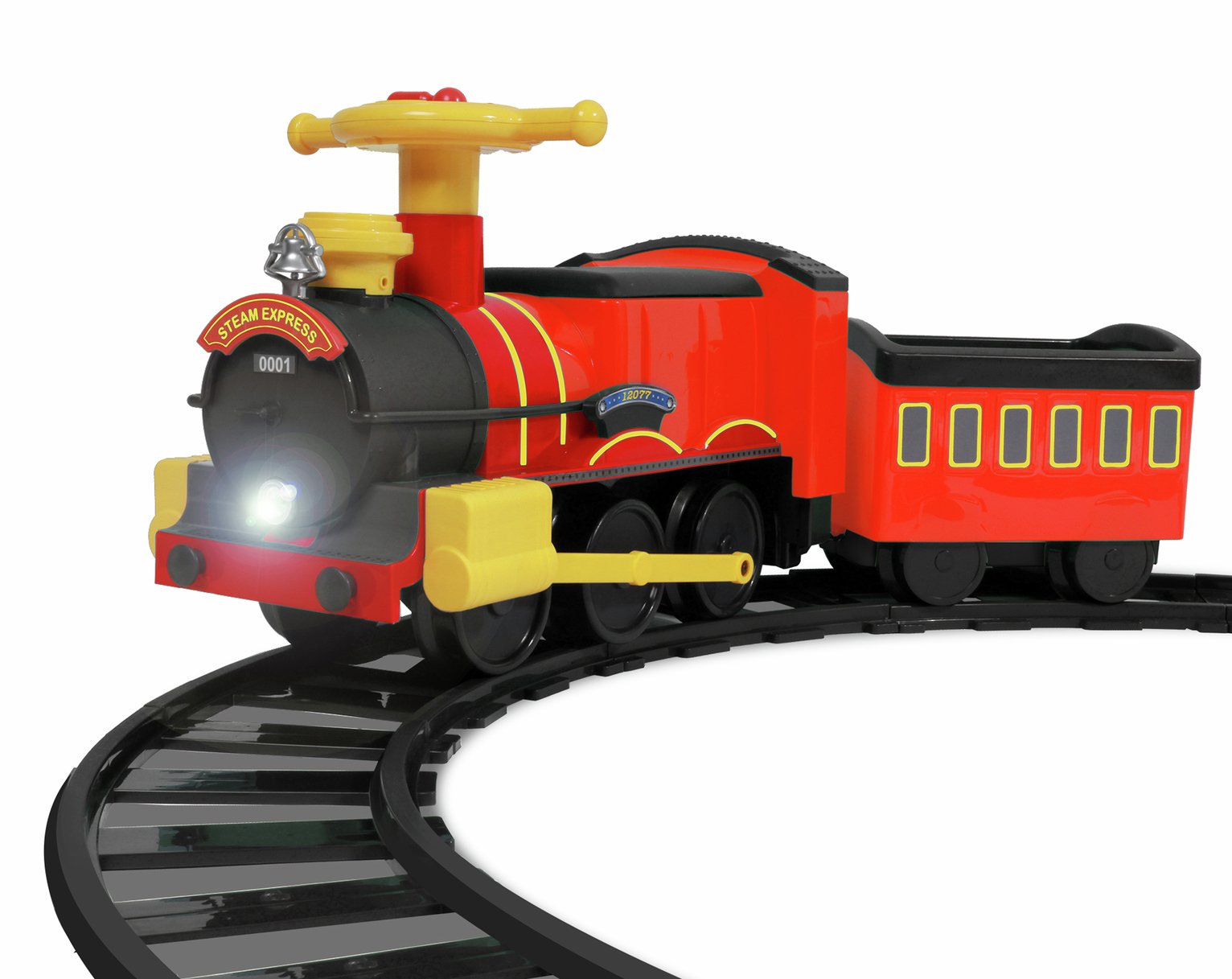 Rollplay Steam Train 6V Ride-On with Track