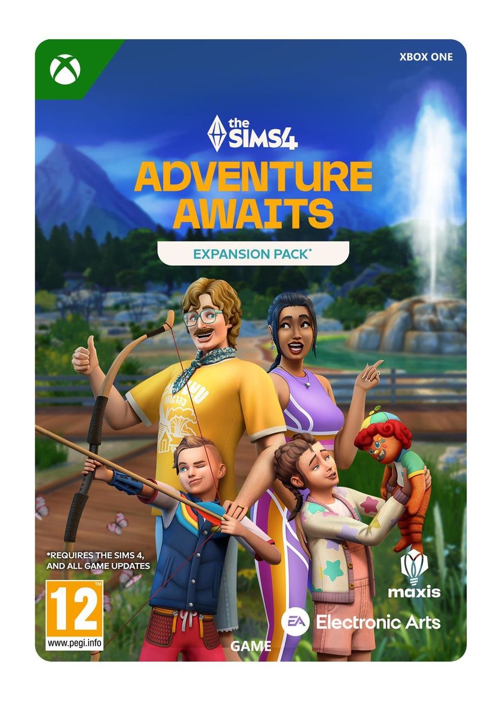 The Sims 4 Adventure Awaits Expansion Pack Xbox One Game