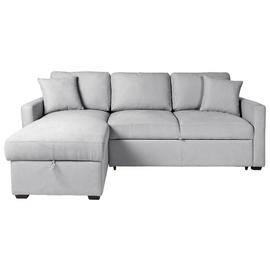 Habitat Reagan Left Hand Storage Chaise Sofa Bed - Grey