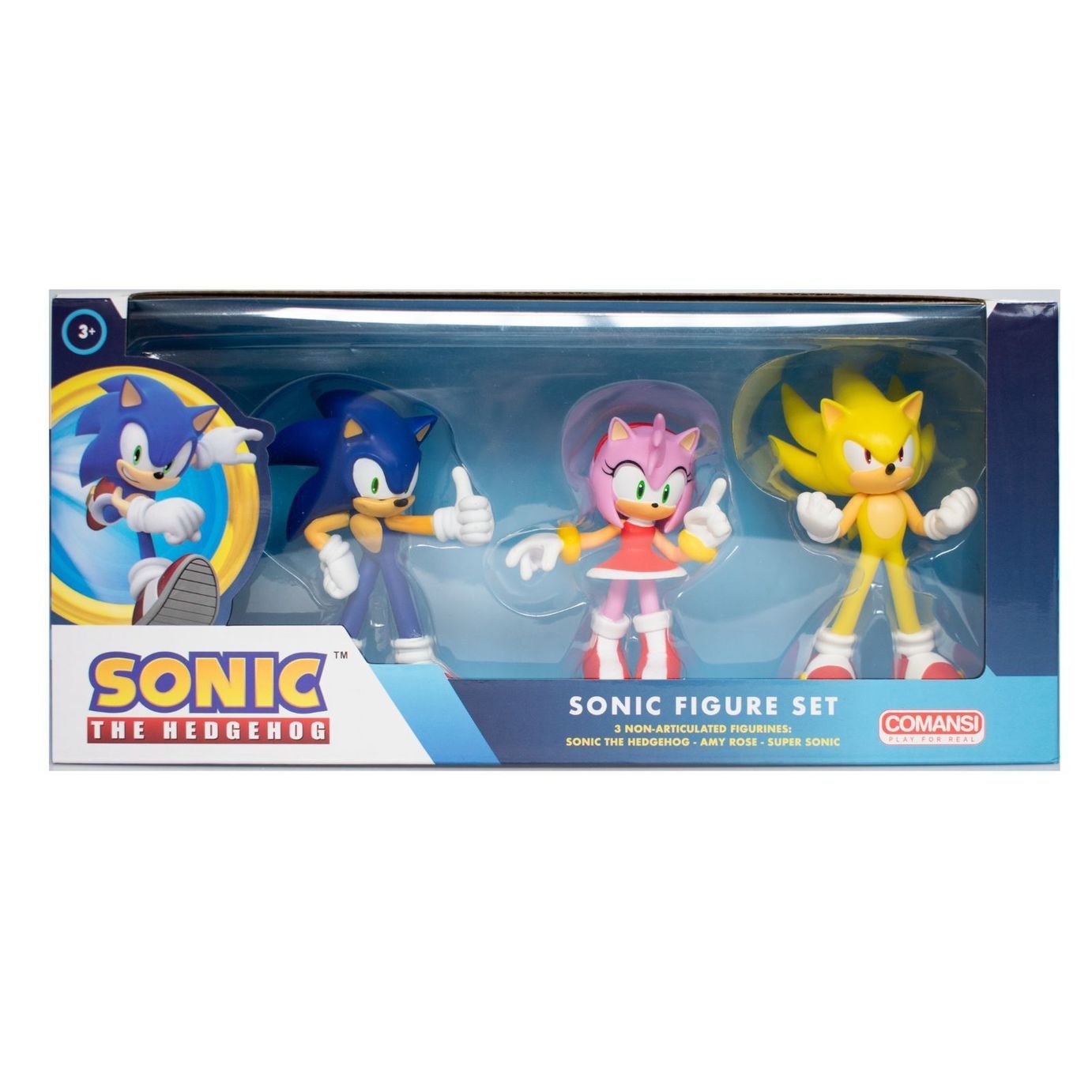 Comansi Sonic The Hedgehog Of 3 Action Figure Set