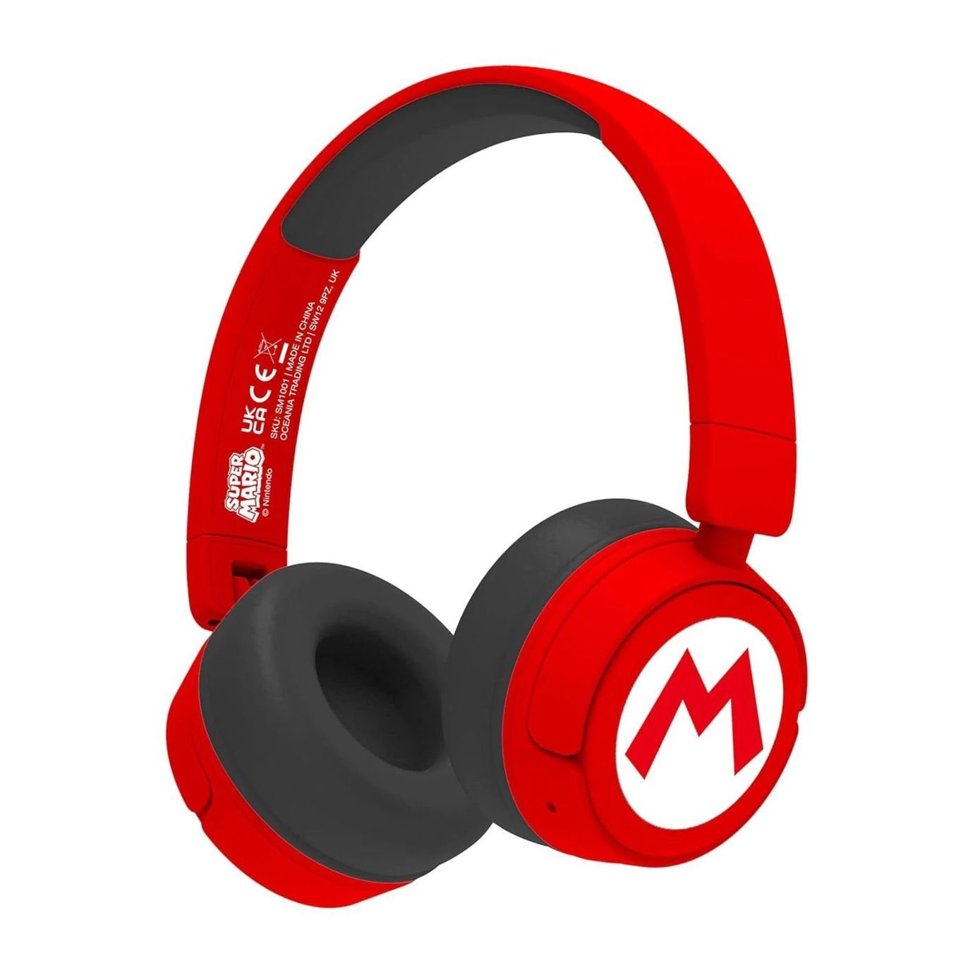 OTL Technologies Super Mario Kids Headphones Wireless - Red