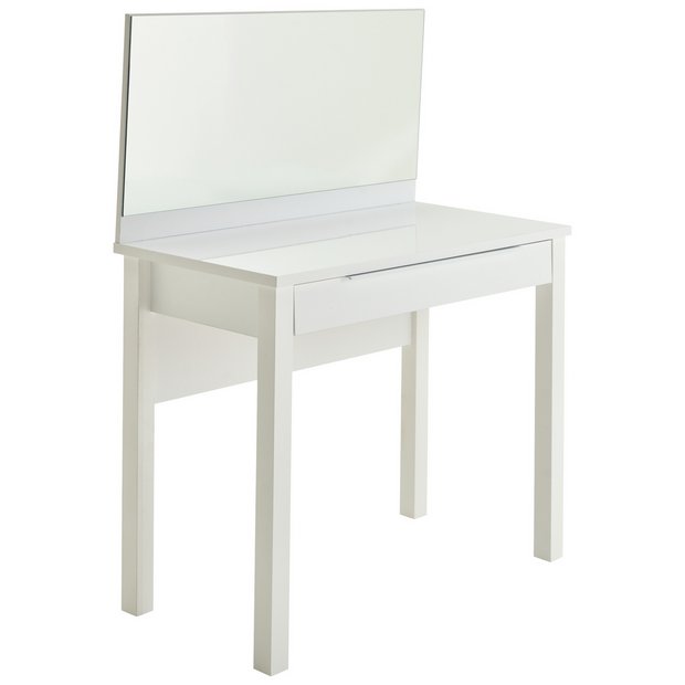 Buy Argos Home Hallingford 1 Drawer Dressing Table White Gloss Dressing tables Argos