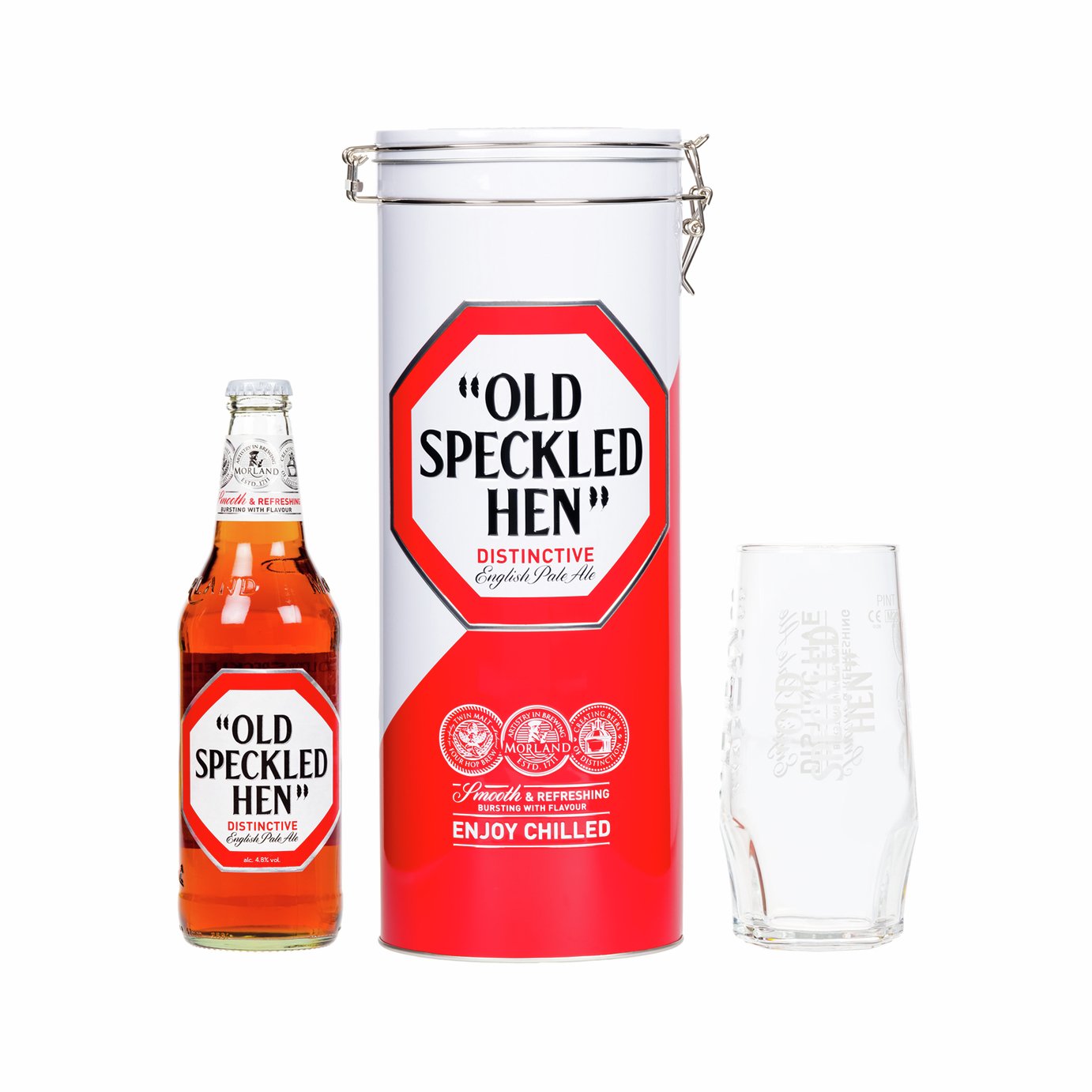 Greene King Old Speckled Hen Ale and Glass Gift Set