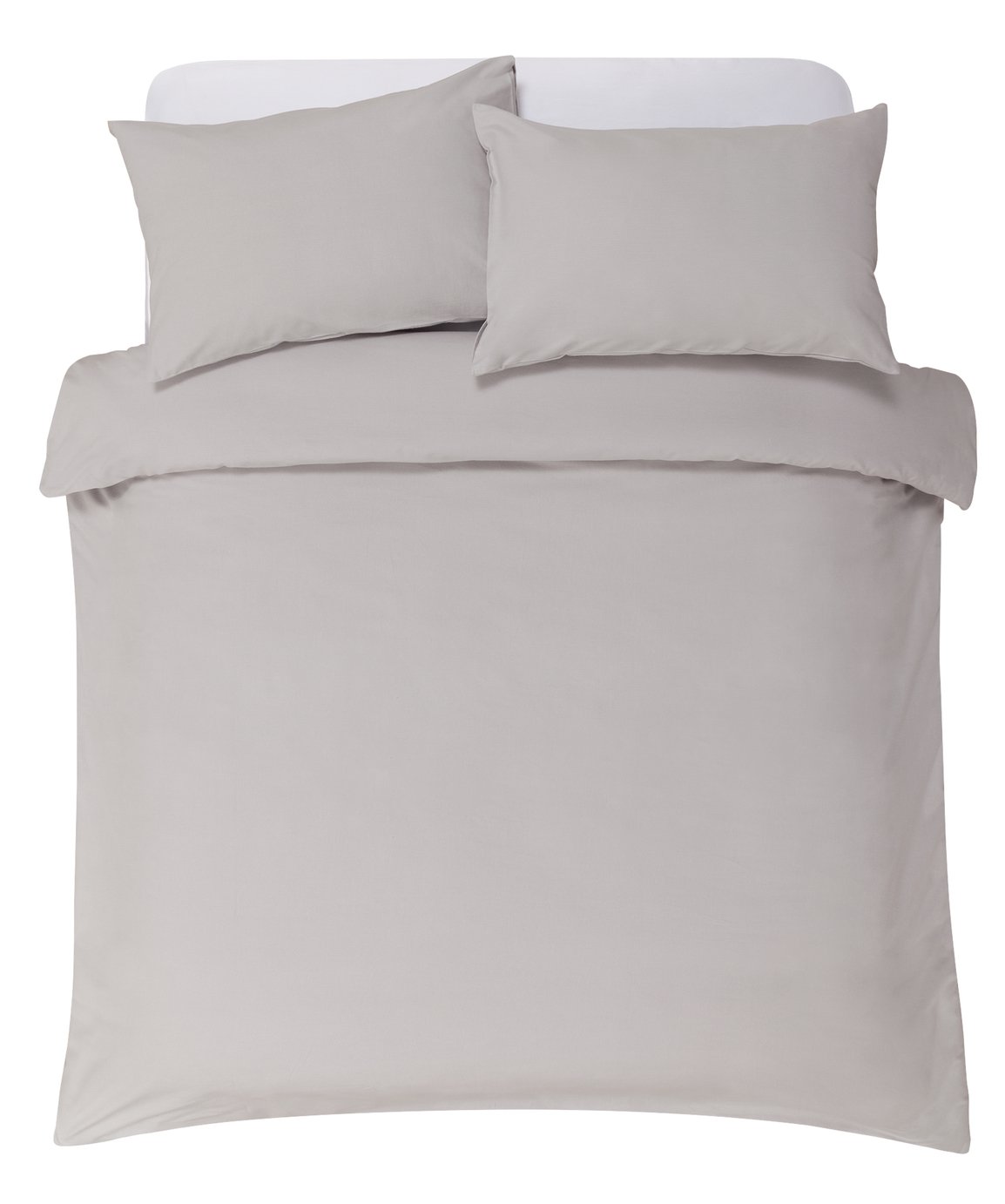 Habitat Brushed Cotton Plain Bedding Set
