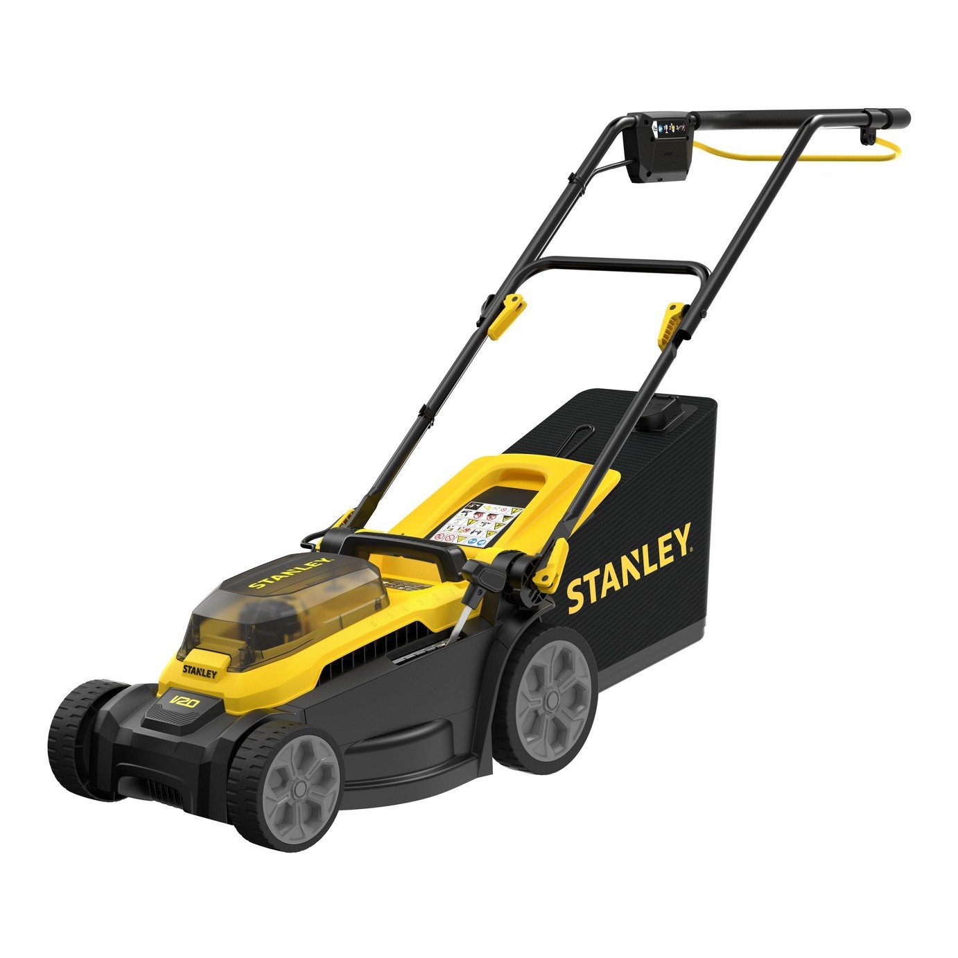 STANLEY V20 34cm Cordless Rotary Lawnmower - 18V