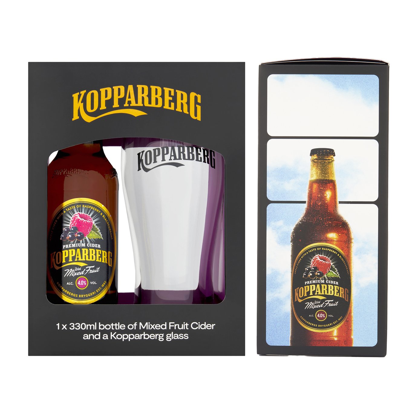 Kopparberg Mixed Fruit Cider and Glass Gift Set