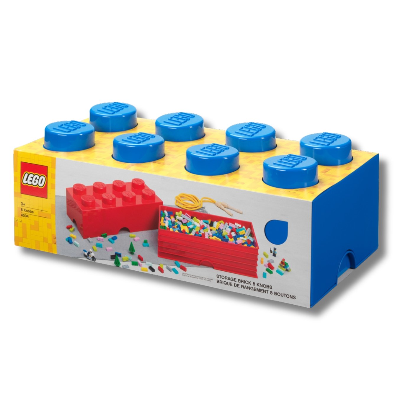 LEGO Storage Brick 8 Knobs - Blue